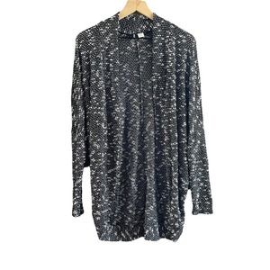 BDG Black White Open Sweater Cardigan Women’s Medium